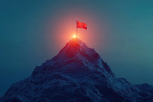 Achieving goals one step at a time, a Photo by Pavel_design