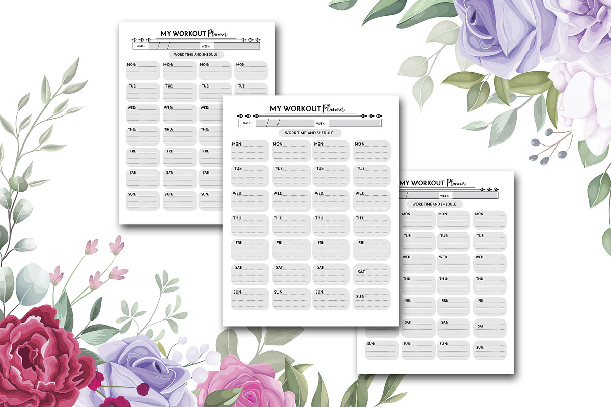 My Workout Journal, a Stationery Template by design_hut (Photo 2 of 3)