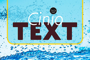 Cinio Text 