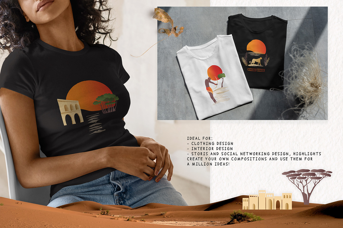 Africa Collection vector, an Animal Illustration by WildStrawberry Magic (Photo 7 of 16)