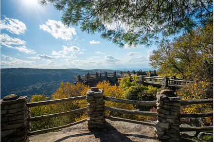 Coopers Rock state park overlook, a Nature Photo by Backyard Stock