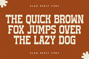 San Andreas Slab Serif Font