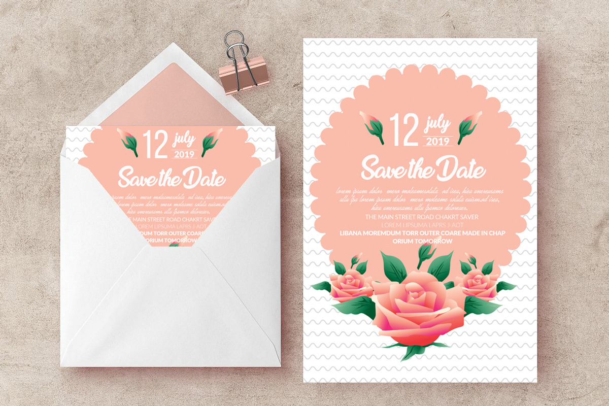 Save The Date Card invite Templates, an Invitation Template by Design Up (Photo 1 of 3)