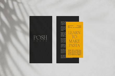 The Simple Menu Mockup, a Stationery Template by makeitnicemockups