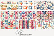 80 seamstress seamless pattern, a Pattern Graphic by Poppy Lane Studio (Thumbnail 7 of 11)