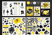 Grunge Style Yellow Collection, an Object Graphic by Iraida_Bearlala (Thumbnail 5 of 5)