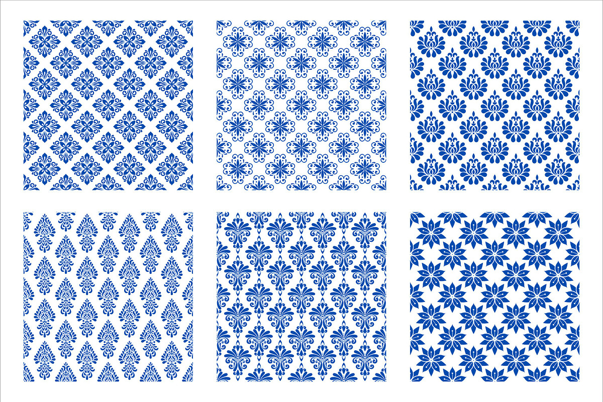 Pack of 50 abstrack floral pattern, a Pattern Graphic by Brainware Graphic (Photo 9 of 11)