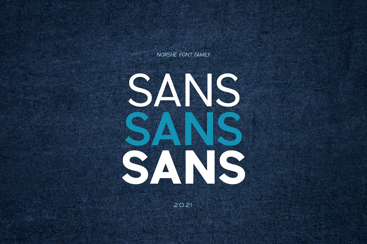 NORSHE - Sans Family, a Sans Serif Font by Olexstudio (Photo 3 of 7)
