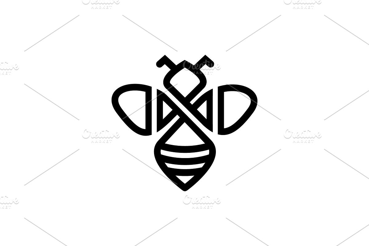 Bee Logo Vector Icon, an Icon by Vector Crush Graphics (Photo 1 of 3)