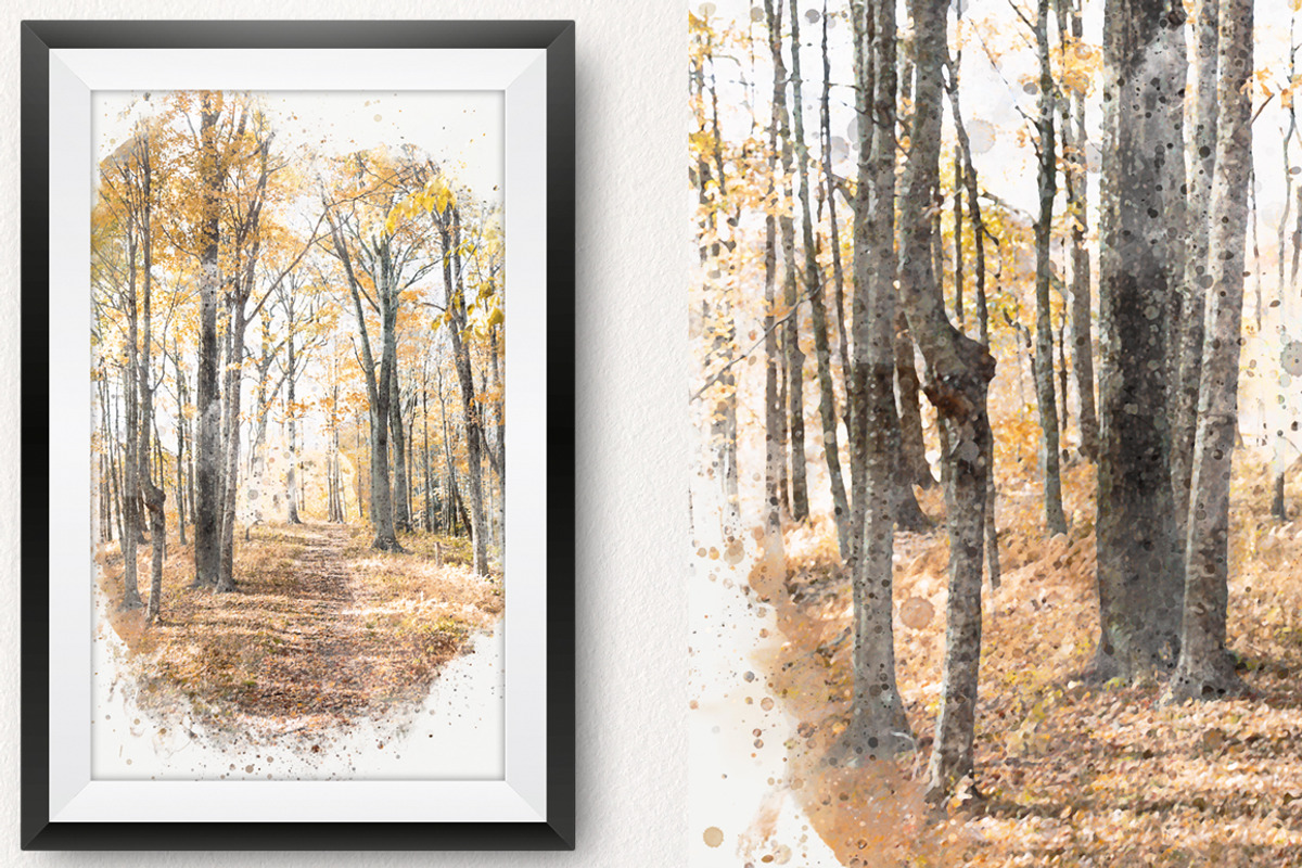 Artist Studio Watercolor Actions, a Brushes & More by Twinbrush (Photo 9 of 10)
