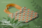 Scandi Retro Flowers patterns, a Pattern Graphic by Designnina Shop (Thumbnail 2 of 10)