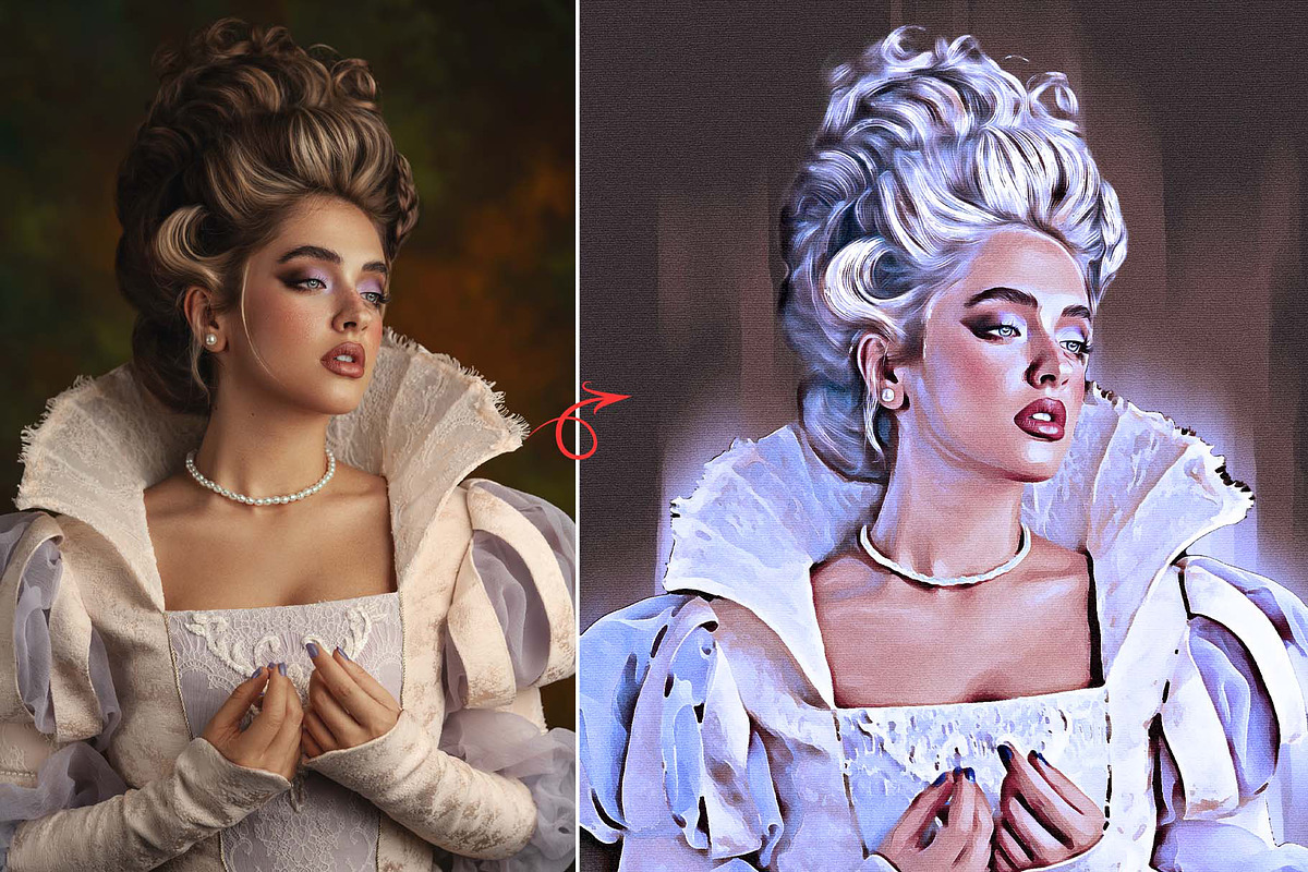 Vibrant Oil Paint Photoshop Action, an Action Add-On by MRI STUDIO (Photo 5 of 18)