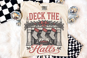 Vintage Deck The Halls Christmas PNG, a Seasonal Illustration by Libby Wishes (Thumbnail 4 of 4)