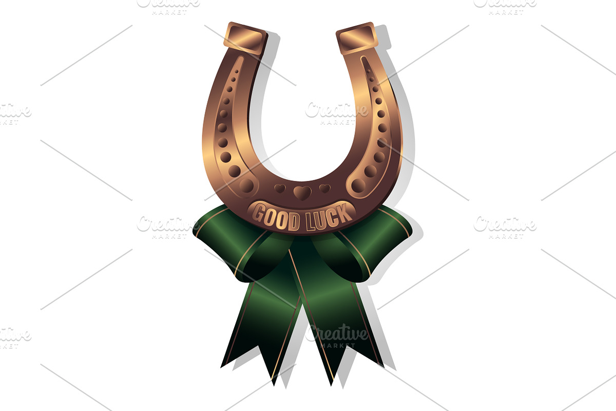Gold, Silver and Bronze Horseshoes, a Decorative Illustration by PsychocheArt (Photo 4 of 4)