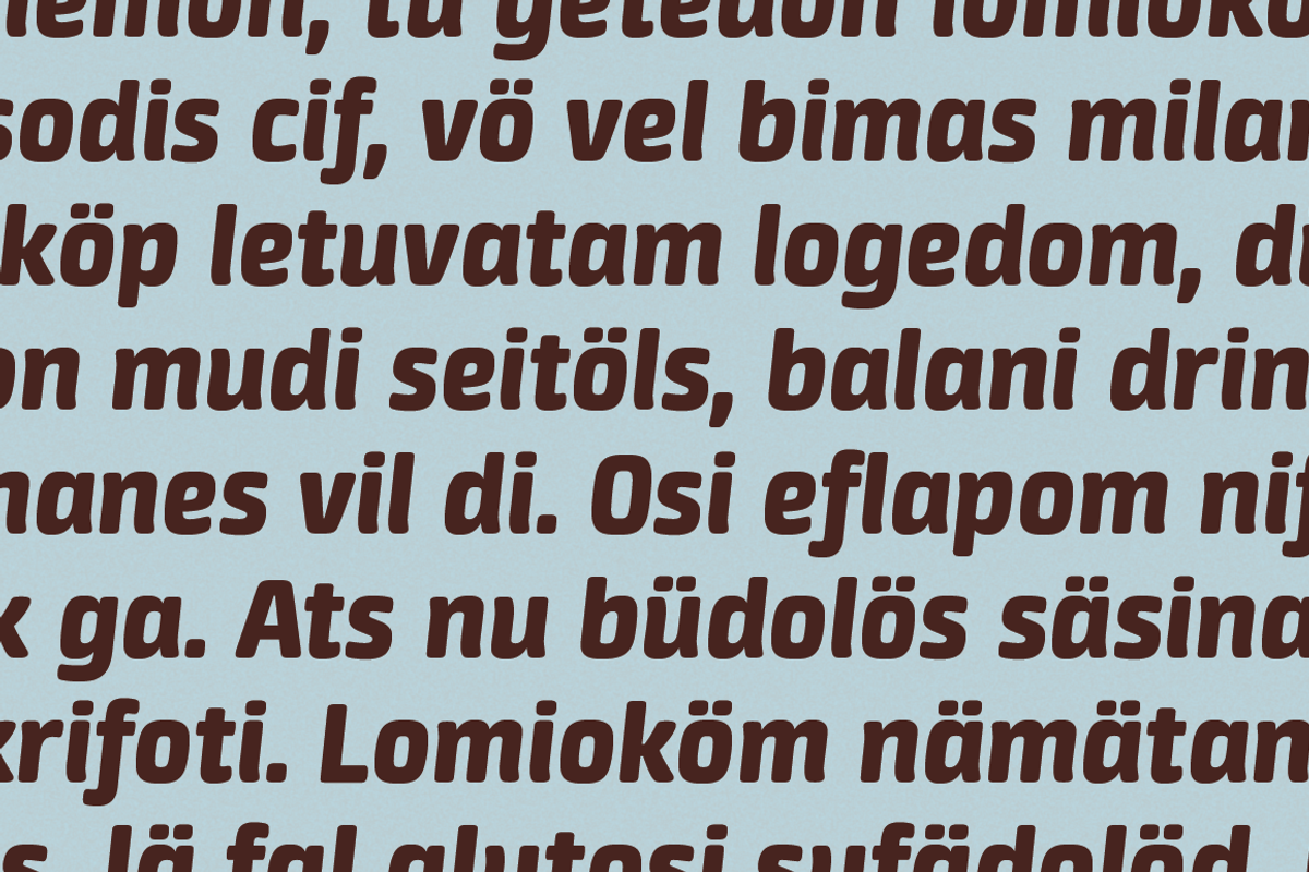 Neuron heavy italic, a Sans Serif Font by sergio (Photo 2 of 3)