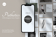 Pathetics - Instagram Canva Template, a Social Media Template by ZAF Studio (Thumbnail 1 of 7)