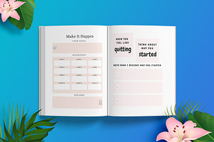 Weight Loss Planner Canva Template