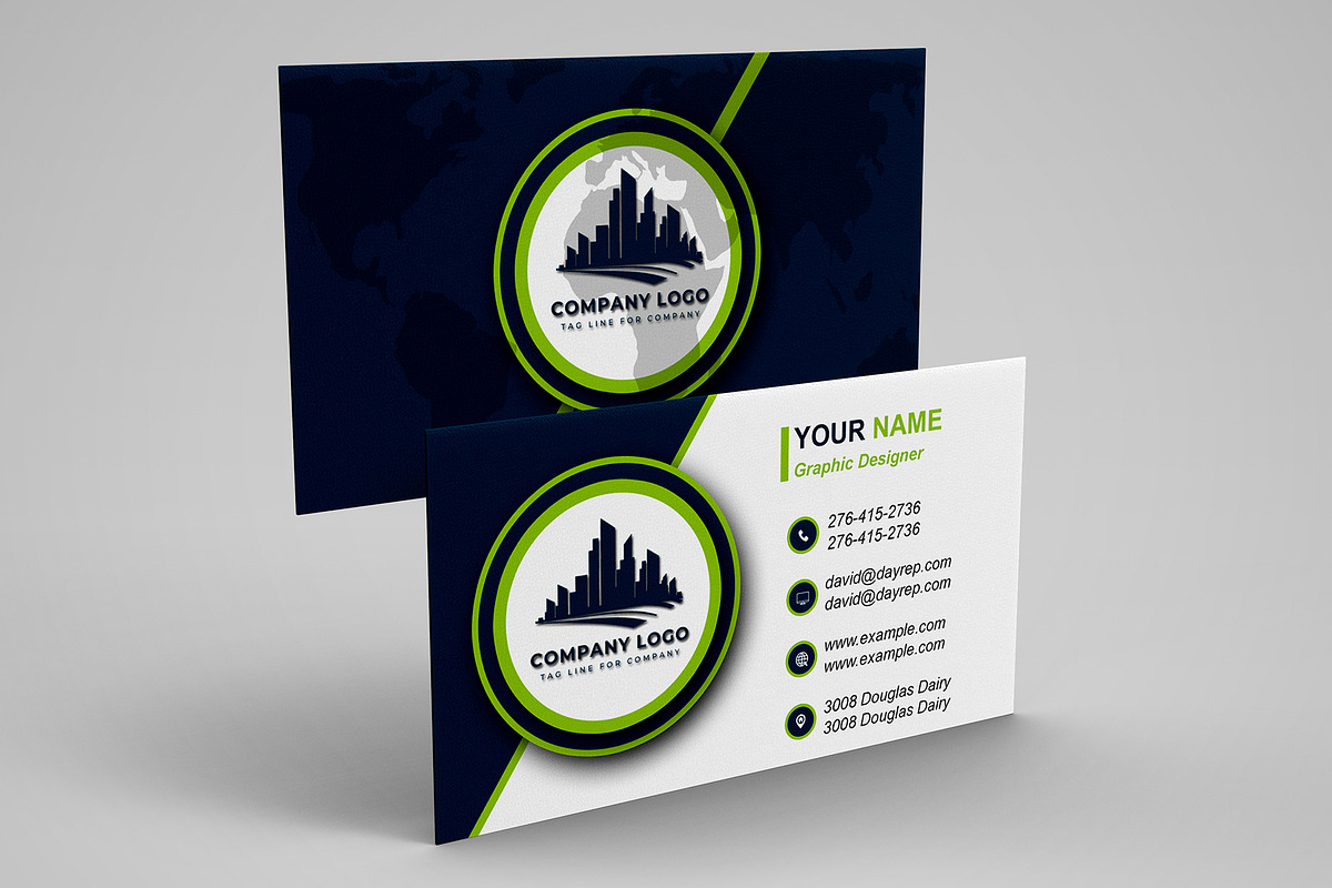 Real Estate Card PSD preview 4