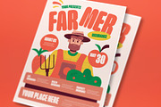 Cream Farmer Insurance Flyer Set, a Flyer Template by graphicook (Thumbnail 2 of 3)