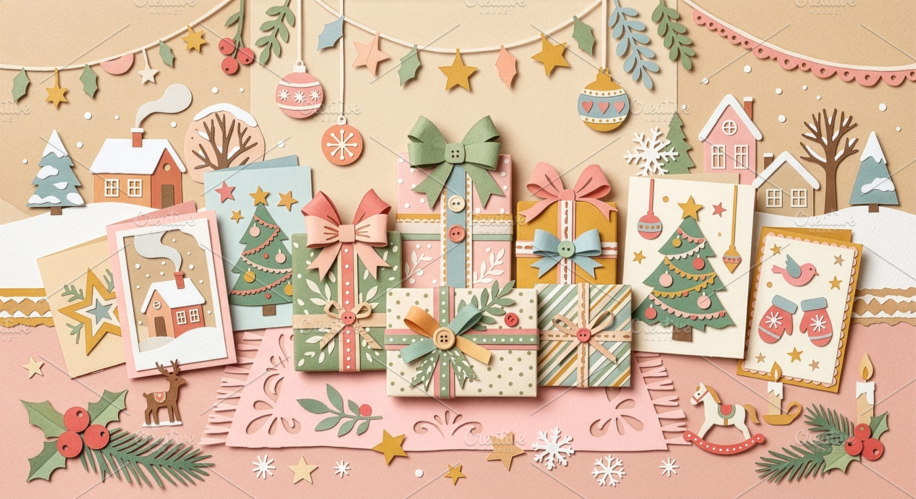 Christmas greeting card composition, a Holiday Photo by Imaginarium
