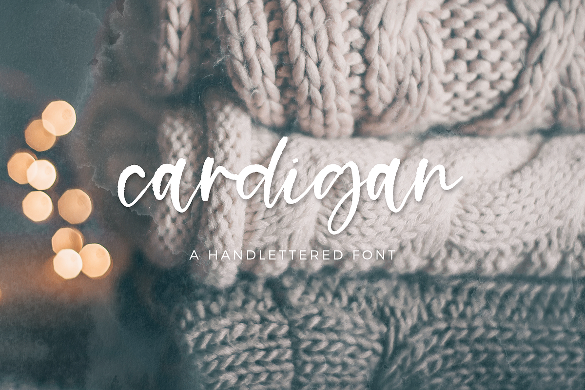 Cardigan Script, a Script Font by Beck McCormick (Photo 11 of 11)