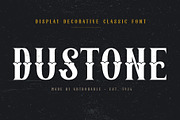 Dustone - Vintage Display Font, a Sans Serif Font by Artdorable (Thumbnail 11 of 11)