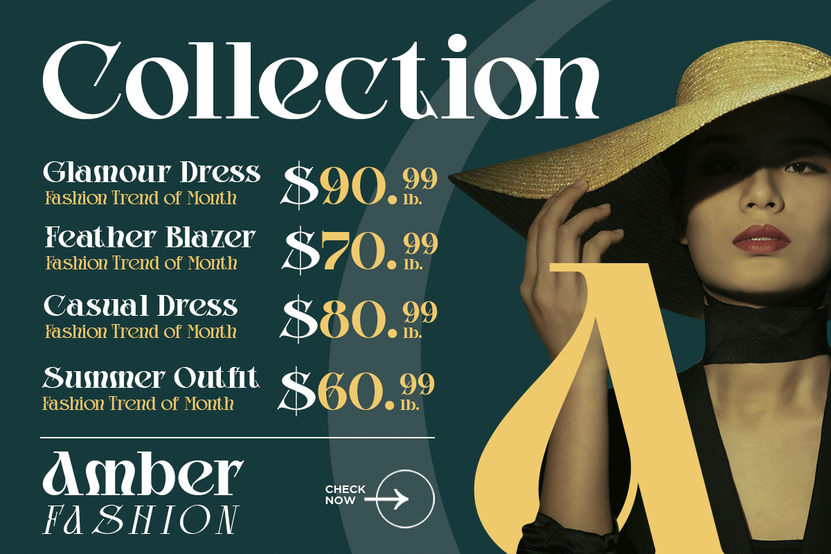 Glamour Avegato - Family Serif Font, a Serif Font by Say Studio (Photo 7 of 10)
