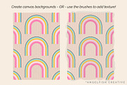 Canvas Textures Procreate Brush Set, a Brush Add-On by AngelfishCreative (Thumbnail 9 of 12)