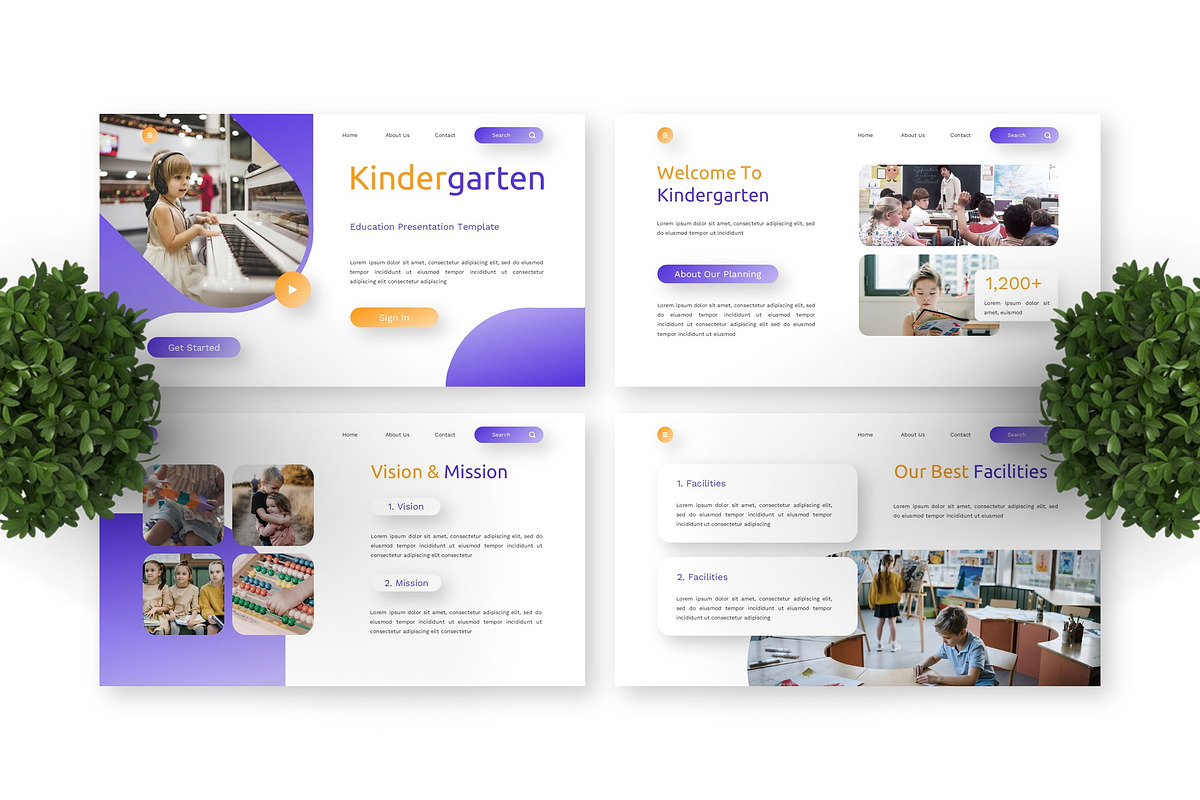 Kindergarten - Education Powerpoint preview 3