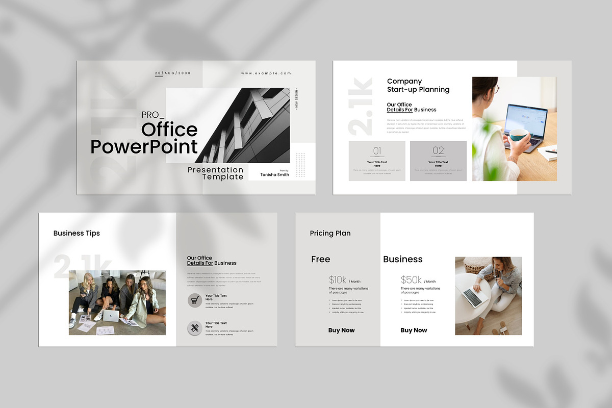 Por Office Presentation Template, a Presentation Template by Soraclod (Photo 2 of 9)