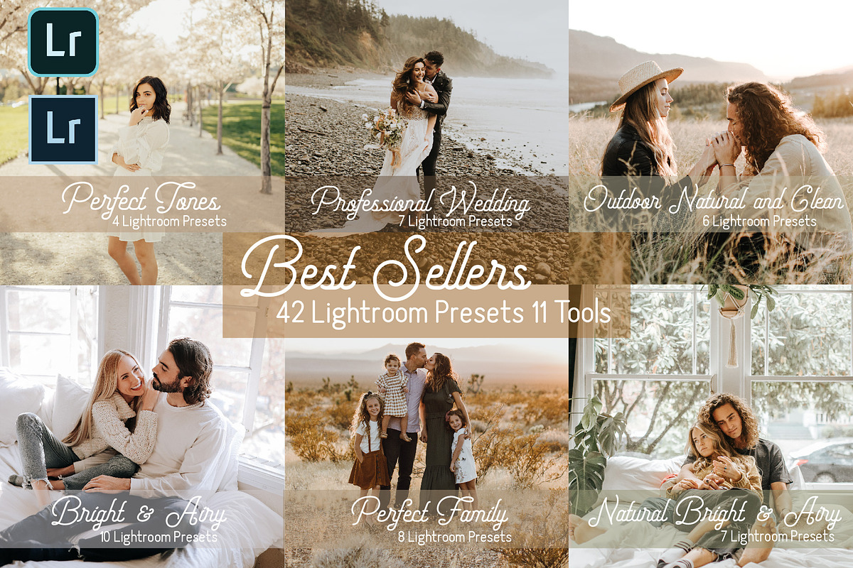 Best Sellers Lightroom Preset Bundle, an Action Add-On by Jake & Meg (Photo 1 of 7)
