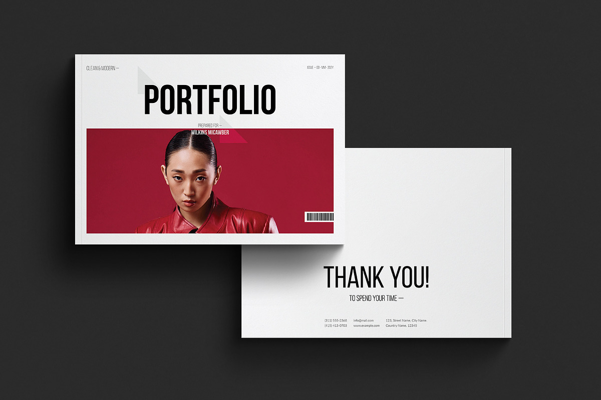 Portfolio Design Template Landscape, a Brochure Template by E-Type (Photo 7 of 7)