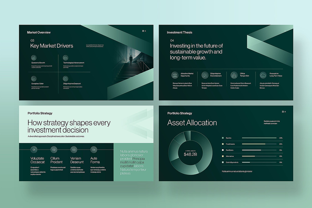 Finance Banking Presentation Templat, a Presentation Template by BrandPacks (Photo 3 of 7)