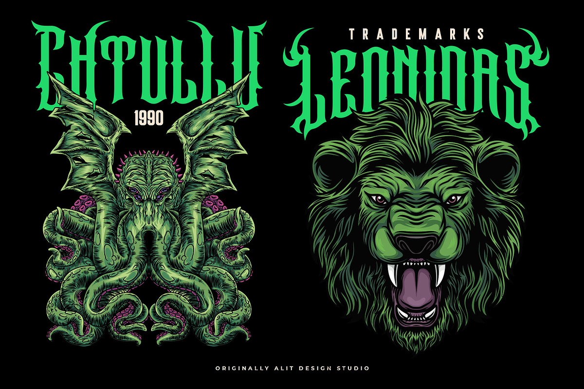 Darksad Typeface, a Blackletter Font by alit design (Photo 11 of 20)