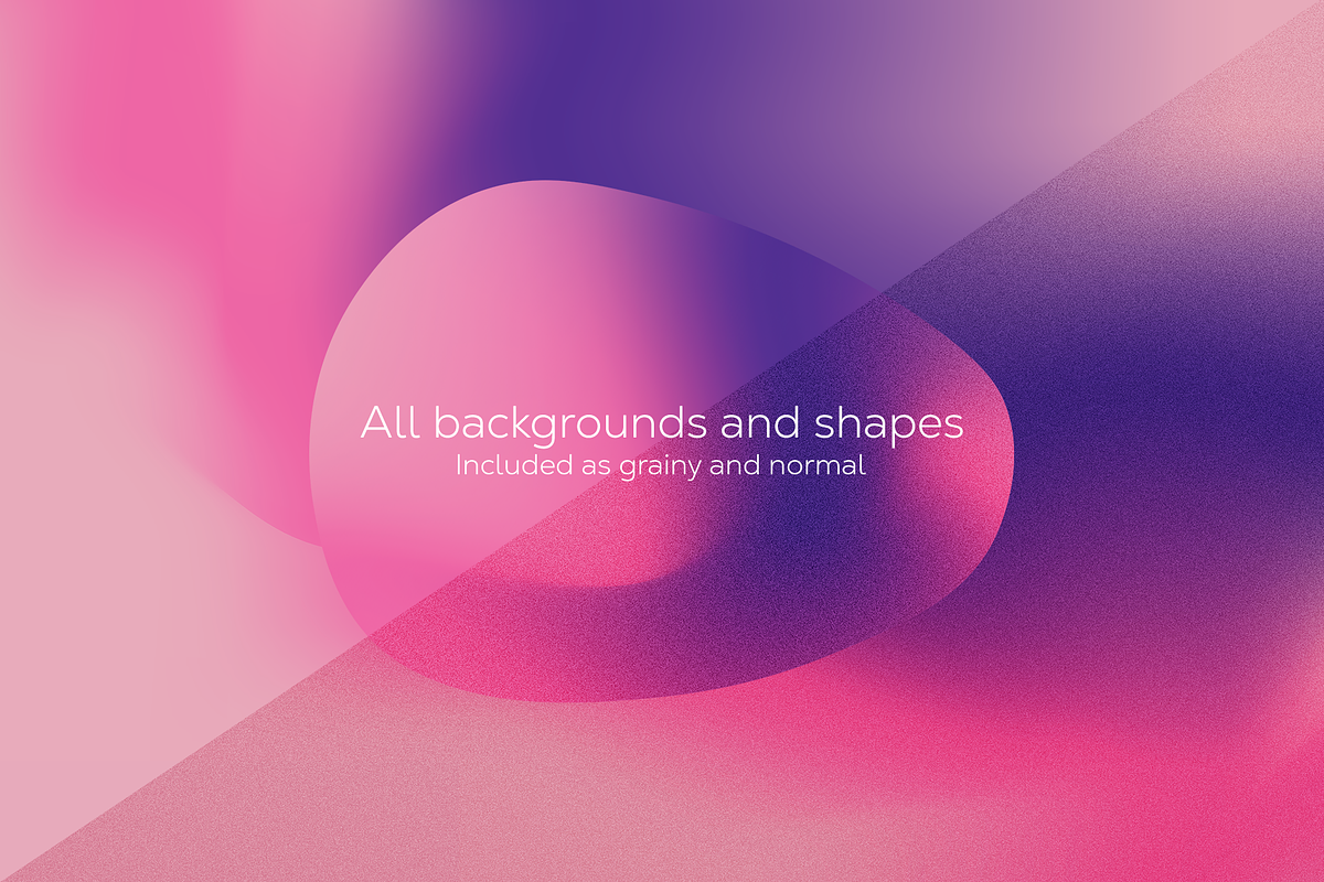 Grainy Gradient Mesh Collection, a Background Graphic by Graphicdome (Photo 3 of 10)
