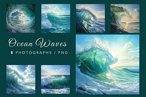 Ocean Waves, a Nature Photo by Typedreams.site