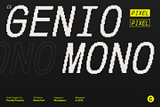 CS Genio Mono Pixel, a Sans Serif Font by Craft Supply Co. (Thumbnail 1 of 8)