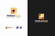 Set of Puzzle Idea Bulb Logo concept, a Branding & Logo Template by Lucky Creative (Thumbnail 3 of 5)