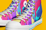 Sneakers Shoes Mockup - 9 views, a Packaging Mockup by Illusiongraphic (Thumbnail 18 of 28)