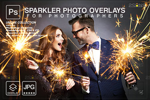Sparkler overlay, Photoshop overlay