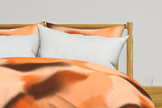 Orange tie dye shapes abstract brush, a Pattern Graphic by Nocito Design (Thumbnail 5 of 6)