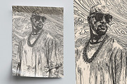 Vintage Line Art Photo Effect, an Action Add-On by Amorjesu.com (Thumbnail 25 of 27)