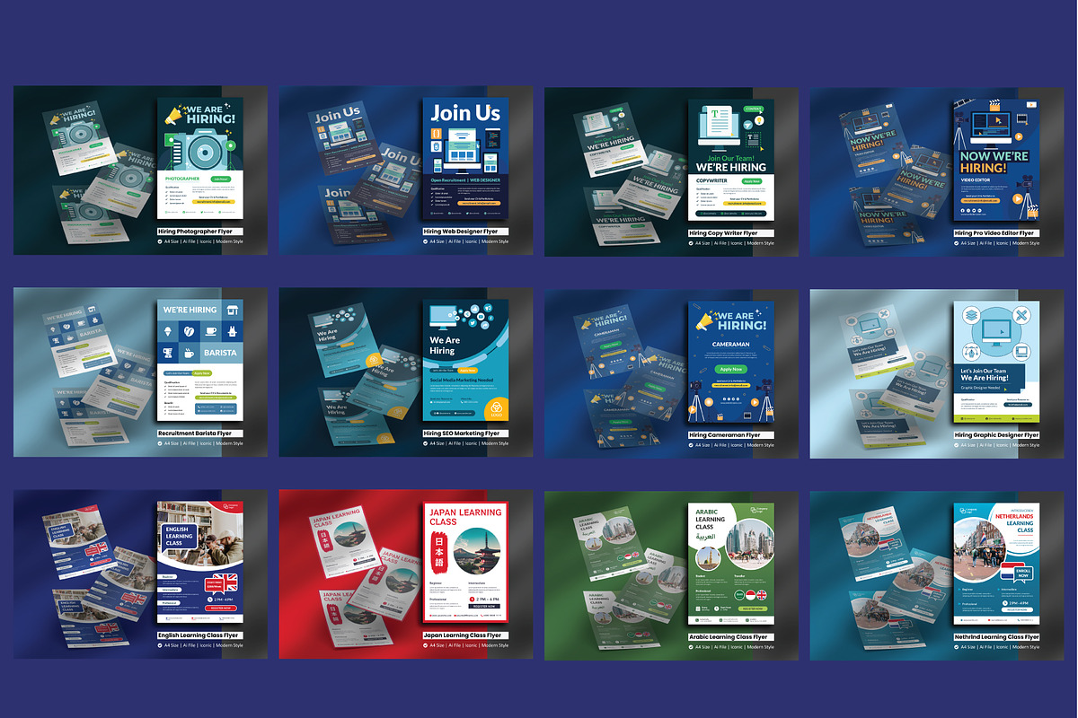 Bundle 174 Flyers Template Design, a Flyer Template by rivatxfz (Photo 12 of 16)