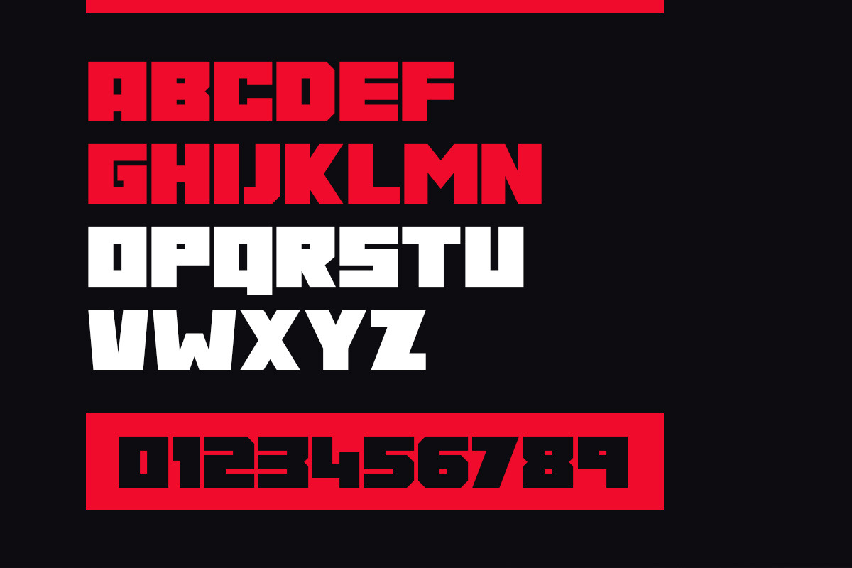 Gore Typeface preview 2