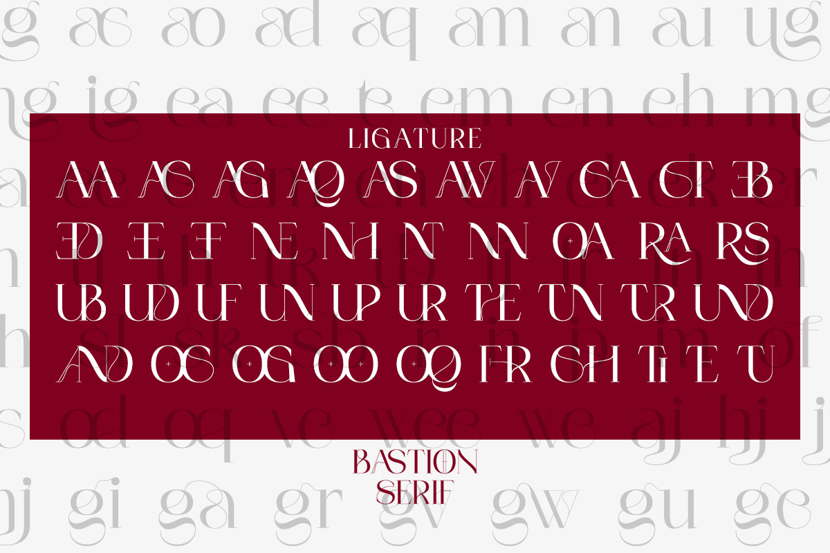 Bastion Serif - Modern Elegant Font, a Serif Font by Qweera Studio (Photo 10 of 12)