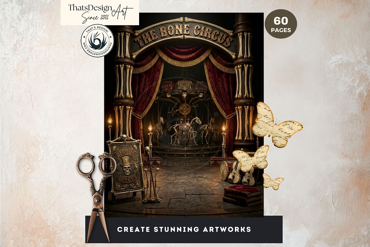 The Bone Circus Backdrops, a Background Graphic by ThatsDesignArt (Photo 7 of 13)