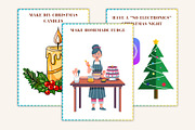 Christmas Advent Activity Cards, a Stationery Template by Designmela01 (Thumbnail 3 of 10)