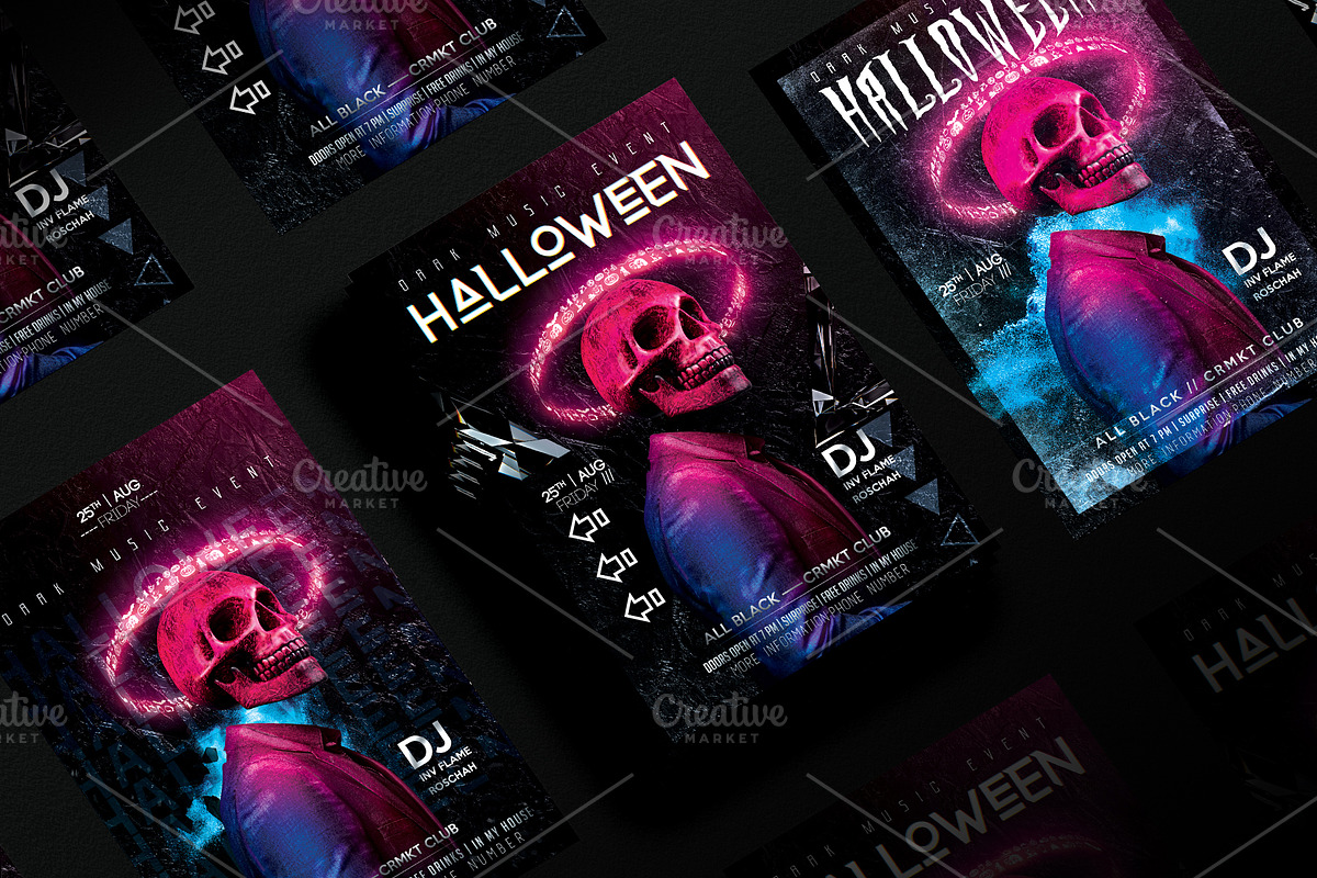Halloween Flyer Template, a Flyer Template by Basez Flyers (Photo 1 of 6)