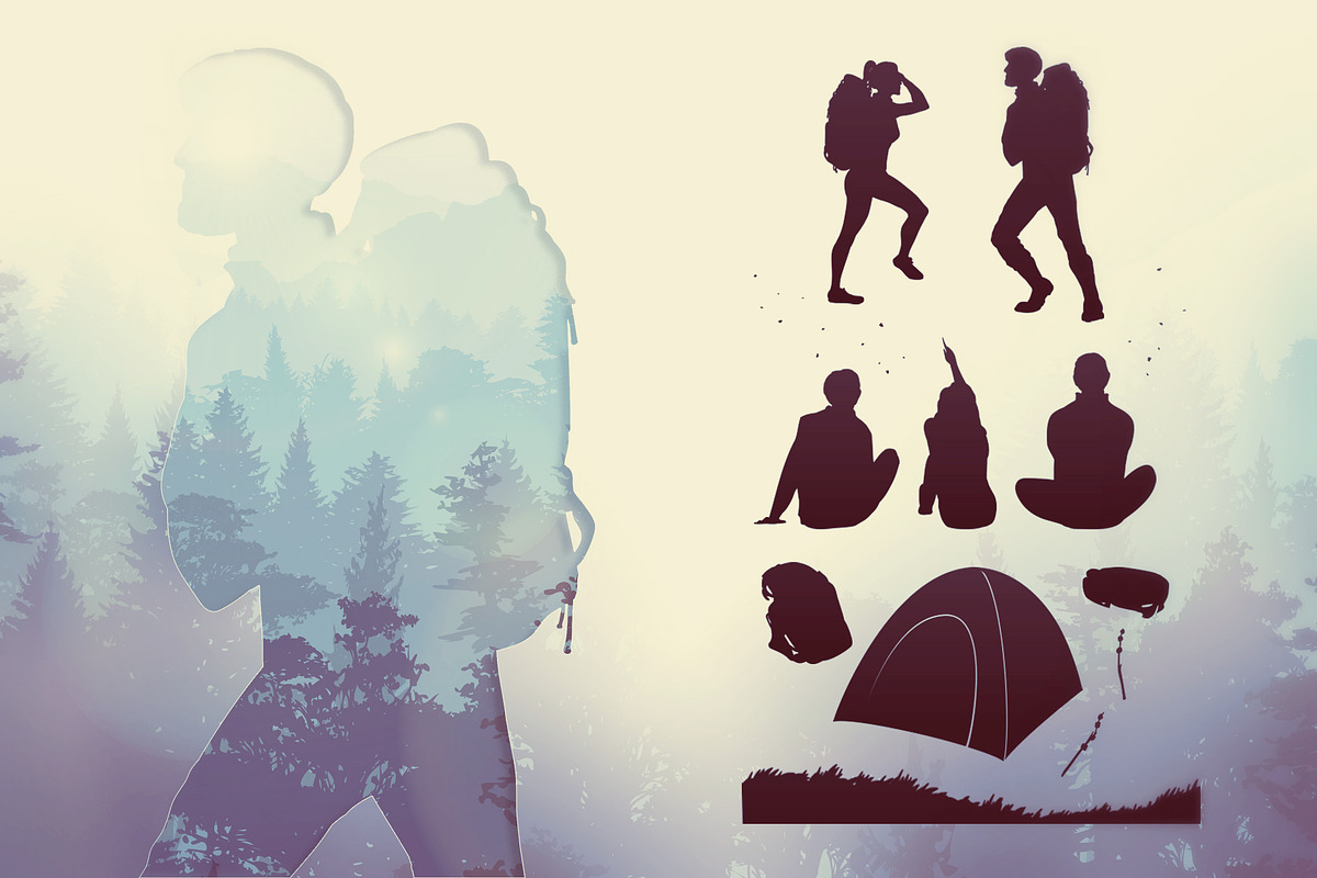 Let`s go Camping, a Person Illustration by Gluiki (Photo 3 of 13)