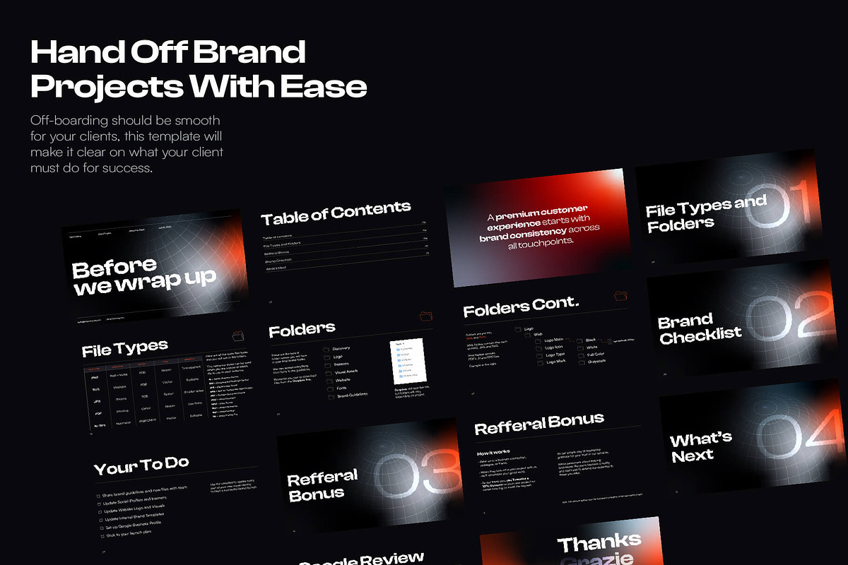 Client Welcome and Off-Board Guide, a Presentation Template by Jeremy Mura (Photo 2 of 4)